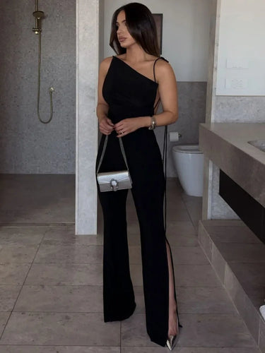 Levoire | Combinaison Sans Manches Glamour Avec Bretelles