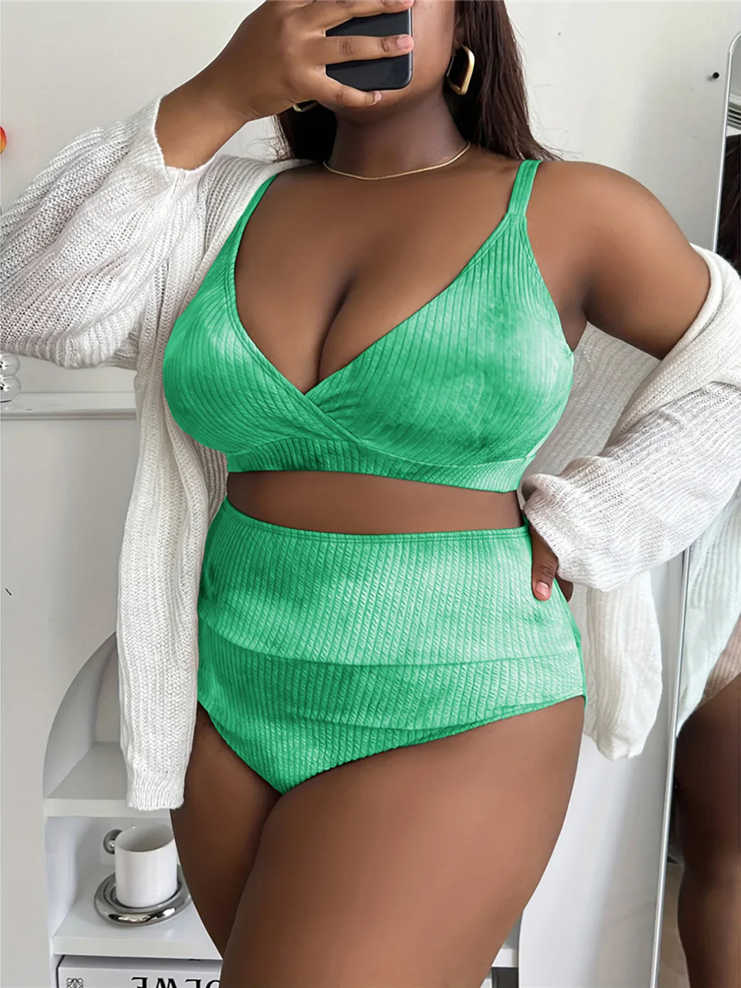 Levoire | Bikini Tie-Dye Grande Taille Vert