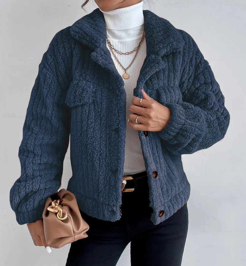 Levoire | Veste Chaude Et Confortable Bleu