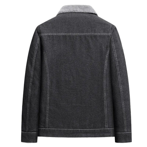 Levoire | Veste En Jean Zippée Doublée En Fleece À Manches Longues