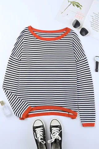 Levoire | Sweat-Shirt Rayé Tendance