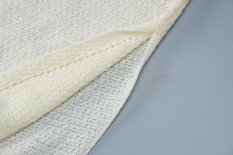Levoire | Robe Midi Sans Manches Avec Ouverture Au Crochet Et Fente Latérale