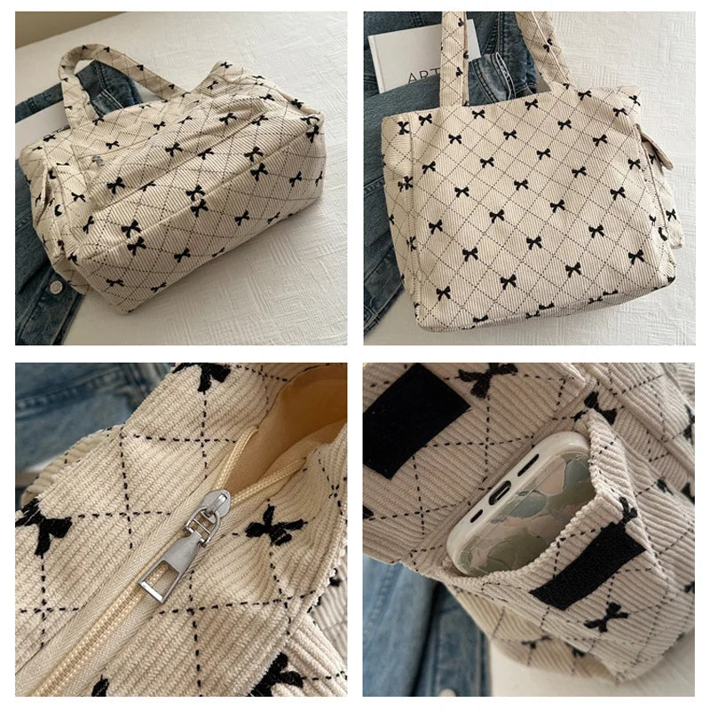 Levoire | Sac De Transport Rembourré Avec Motif À Nœuds Pour Femmes