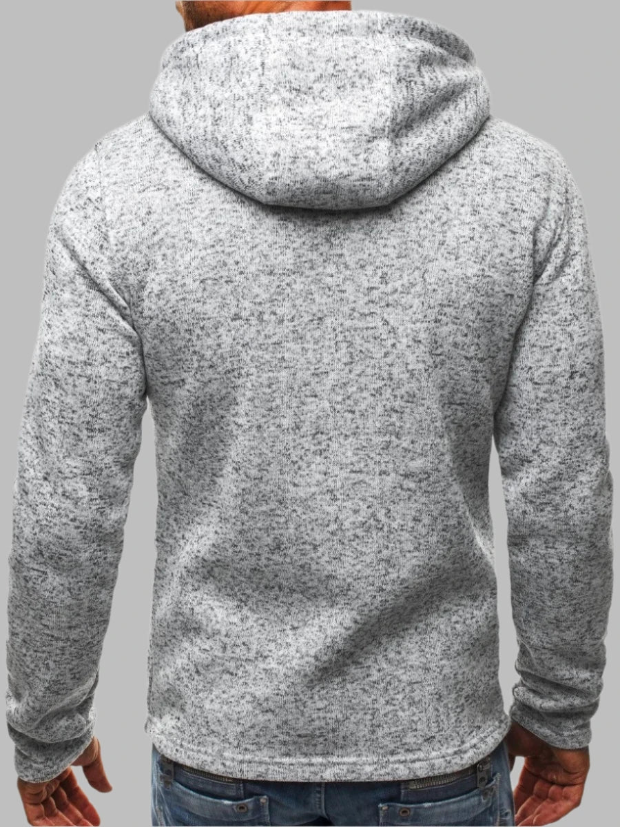 Levoire | Pull À Capuche Élégant Pour Hommes Avec Fermeture Éclair