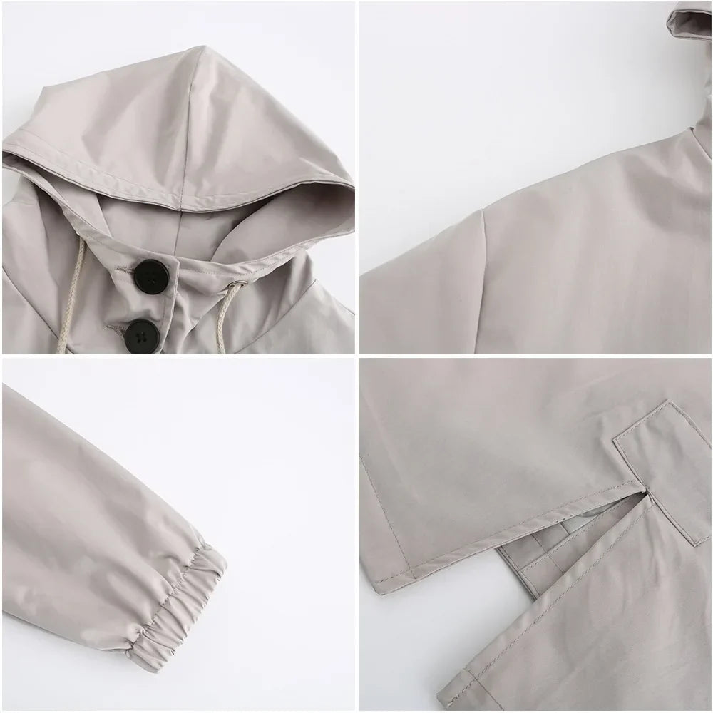 Levoire | Trench-Coat Avec Capuche Et Boutons