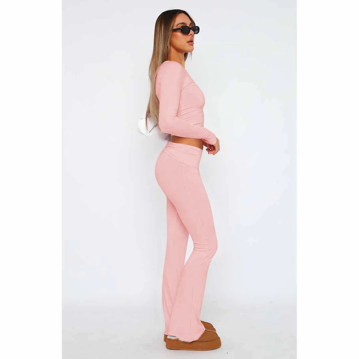 Levoire | Ensemble Femme 2 Pièces, Uni, Tendance, Survêtement Confortable