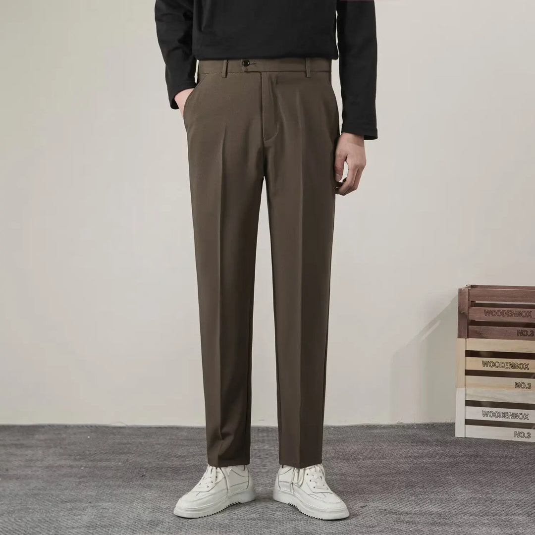 Levoire | Pantalons Décontractés Élégants Pour Hommes Braun