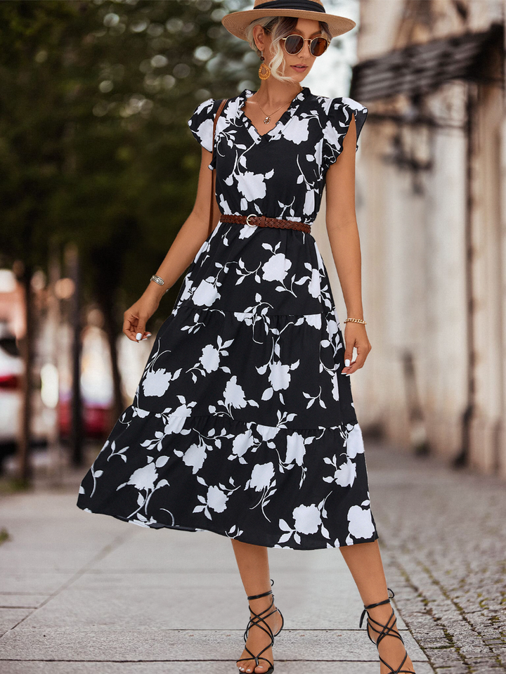 Levoire | Robe D'Été Élégante Pour Femmes Noir