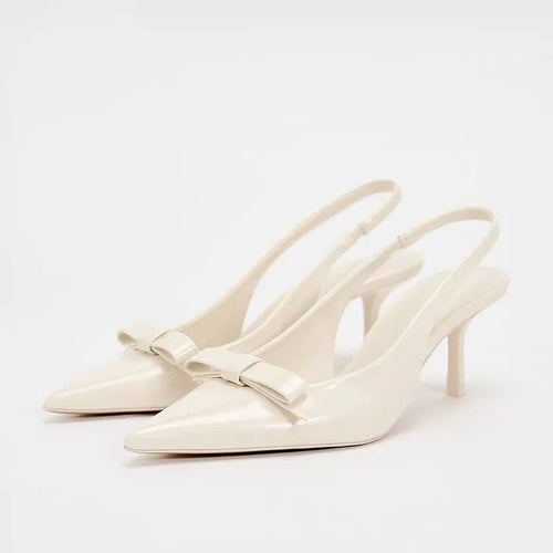Levoire | Talons De Gala Blancs Élégants