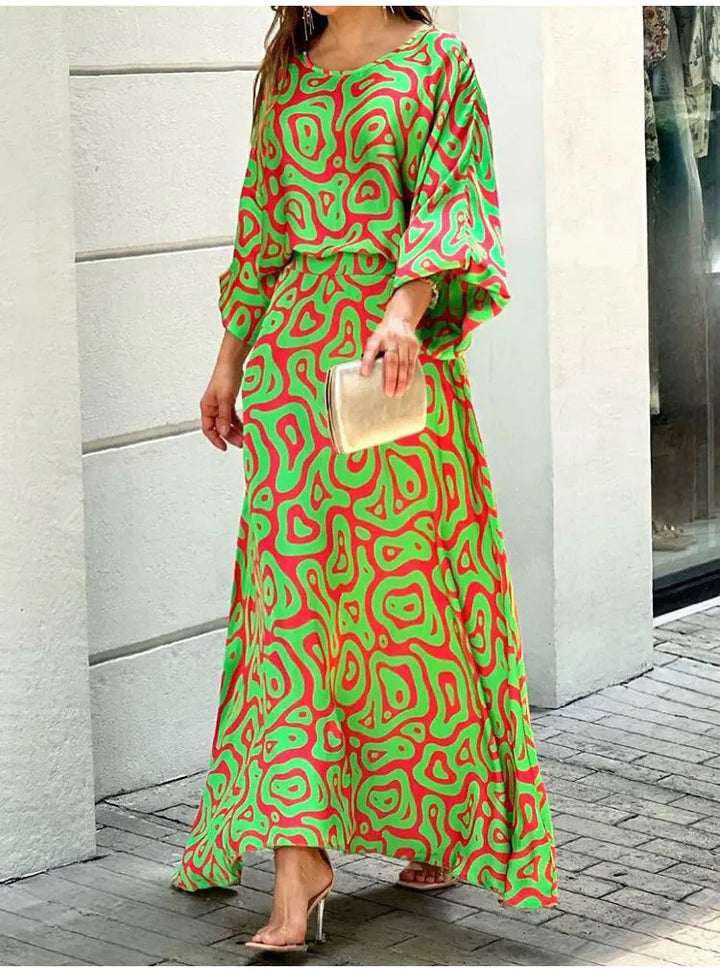 Levoire | Combinaison Pantalon Élégante Vert Rouge