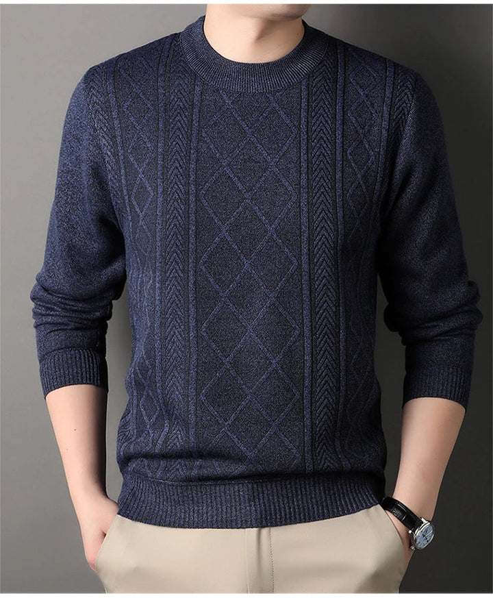 Levoire | Pull Homme 2025 Chaud Et Stylé Bleu marine