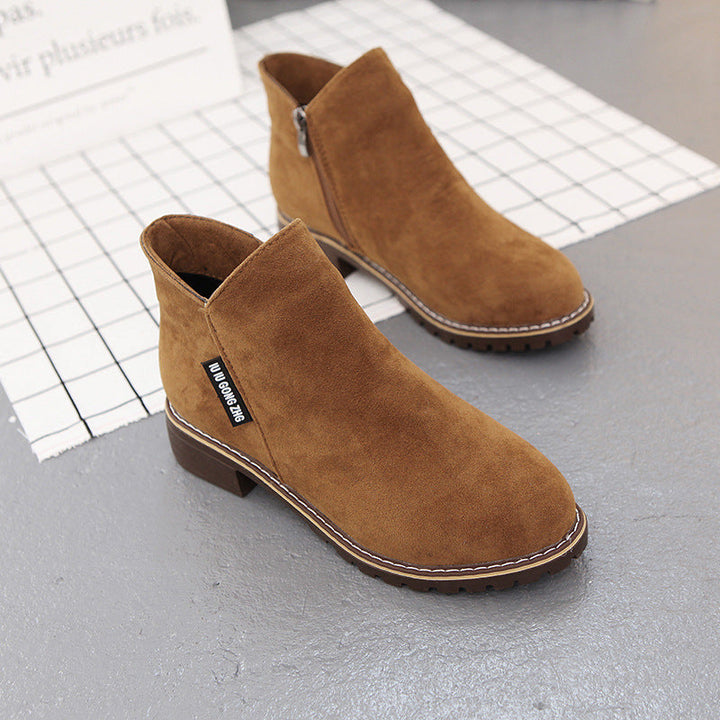 Levoire | Bottes En Cuir Sauvage Avec Semelles Anti-Dérapantes Braun