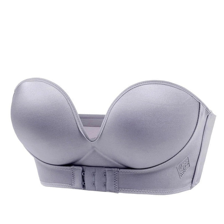 Levoire | Push-Up-Soutien-Gorge Avec Fermeture À L'Avant Pratique Gris