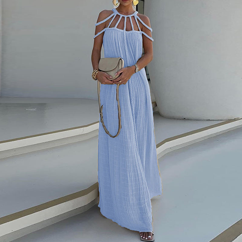 Levoire | Robe Longue À Coupe Fluide Céleste Taille unique (34-46)