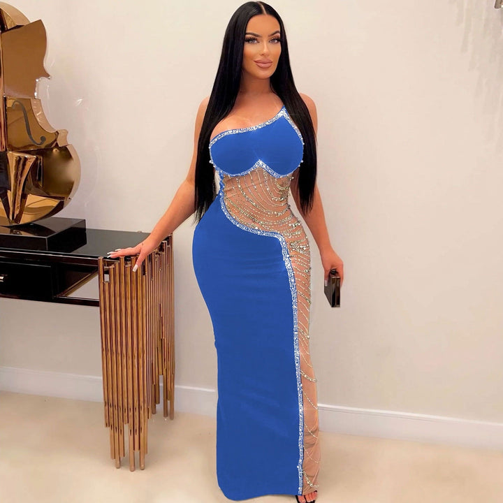 Levoire | Une Épaule Sans Manches En Maille Patchwork