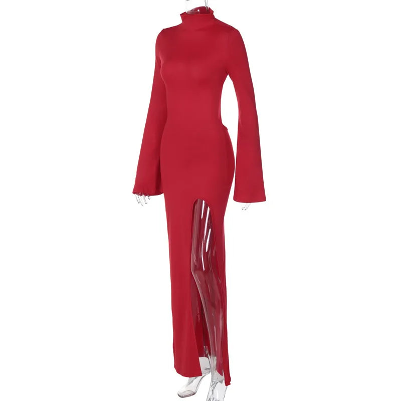 Levoire | Dos Ouvert Sexy Fente Robe Maxi