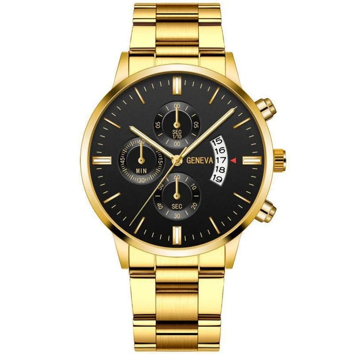 Levoire | Montre Luxe Homme Noir Doré