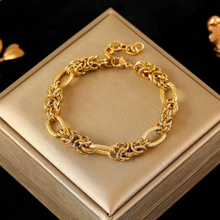 Levoire | Bracelet En Acier Inoxydable Doré B211