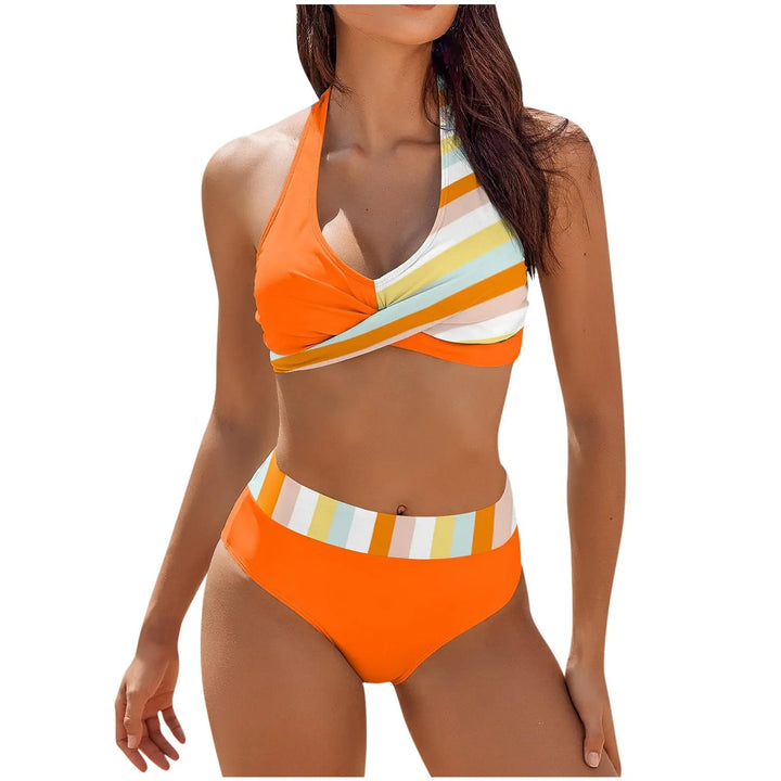 Levoire | Bikini Femme Floral Deux Pièces Safran