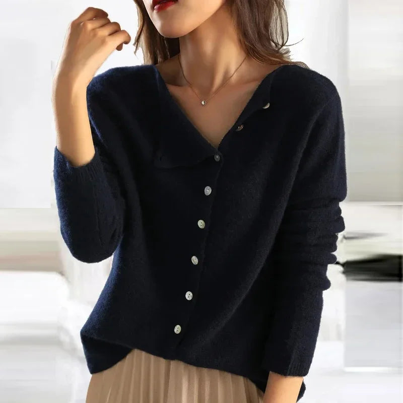 Levoire | Chemise À Boutons Asymétriques Noir