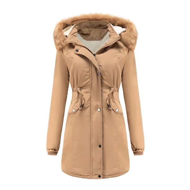 Levoire | Manteau d'hiver avec capuche amovible Kaki