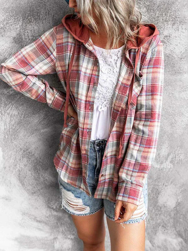 Levoire | Sweat à capuche général simple et élégant Rouge