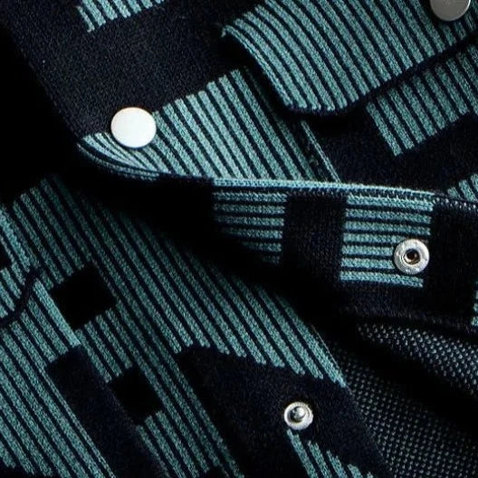Levoire | Veste en Tricot avec Design Classique et Élégance Azur pour Femmes