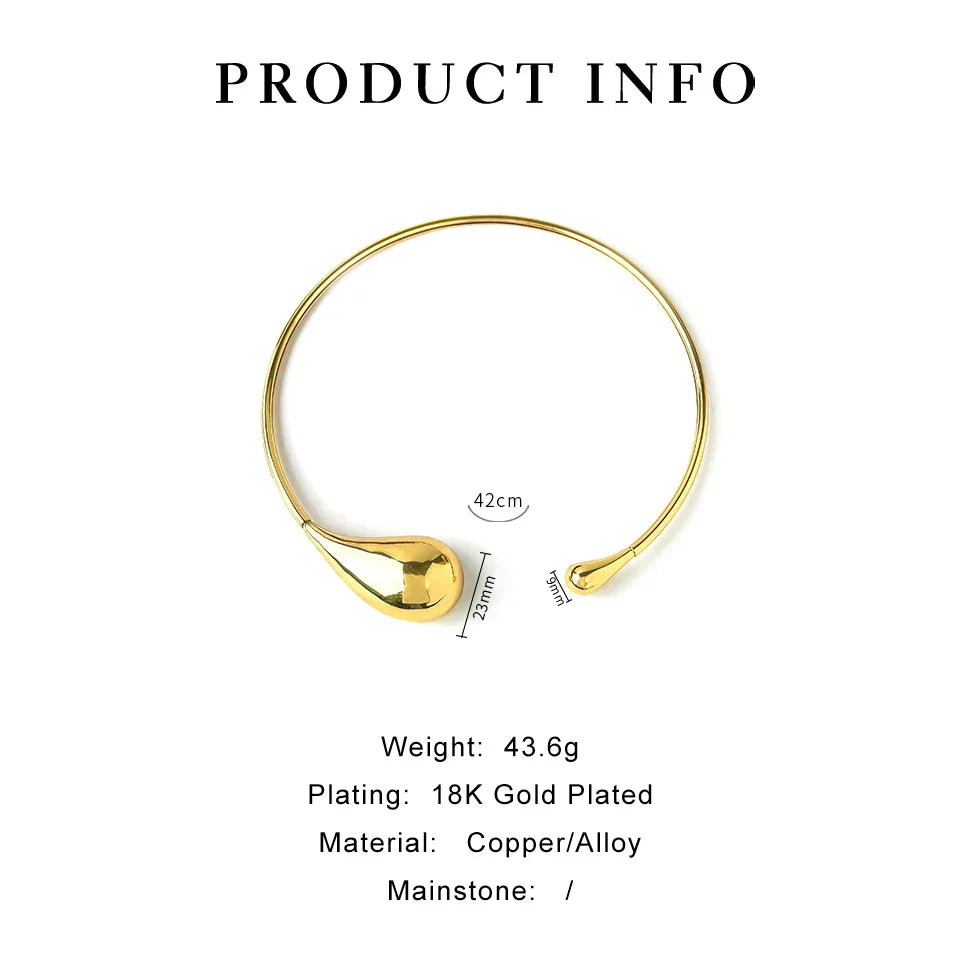 Levoire | Choker Goutte Épais Femme