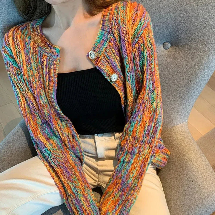 Levoire | Pull En Tricot Multicolore Coloré