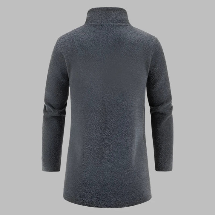 Levoire | Pull En Polaire Long Confortable Avec Zip Pour Hommes