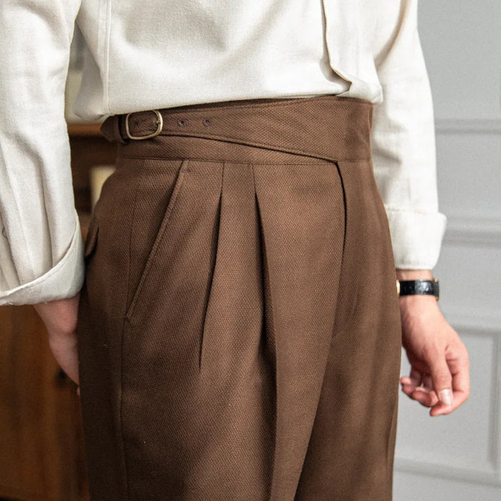 Levoire | Pantalons Sur Mesure Rentoja Avec Des Jambes Retournées