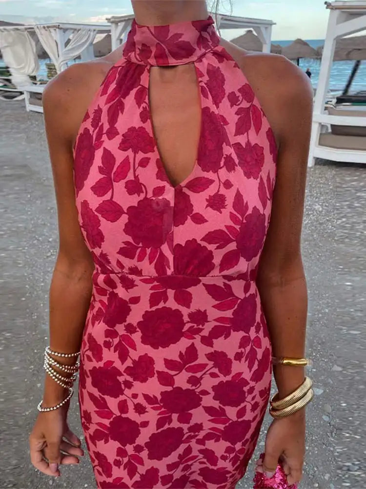 Levoire | Robe Fleurie Sexy Avec Décolleté Séduisant