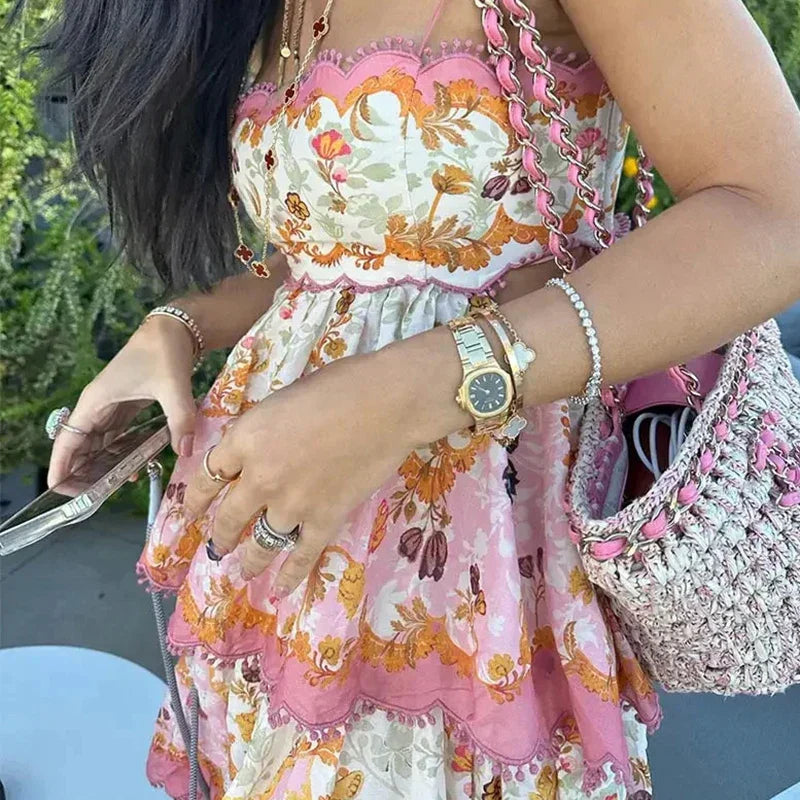 Levoire | Robe-Cape À Imprimé Floral