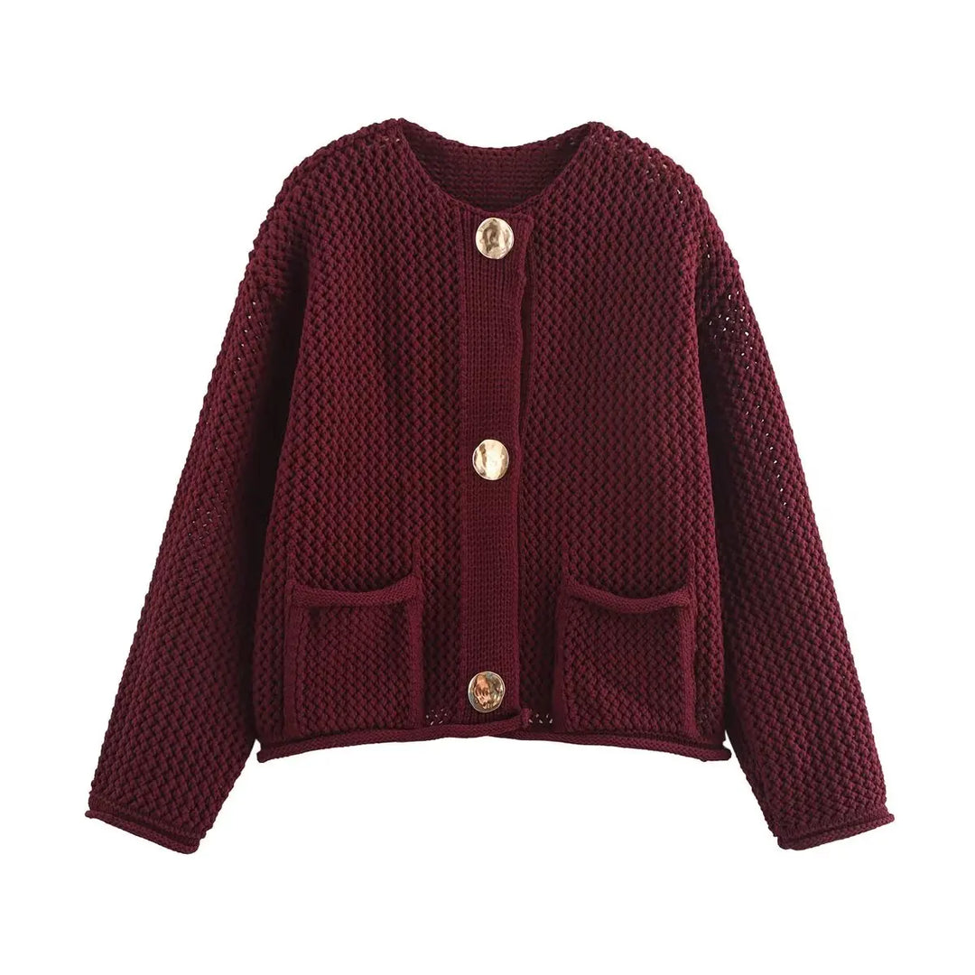 Levoire | Gilet Femme Rouge foncé