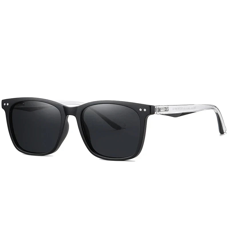 Levoire | Lunettes De Soleil Classiques Avec Monture Transparente Pour Femmes Noir gris