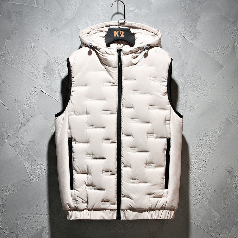 Levoire | Gilet à capuche avec Design Intemporel et Coupe-Vent pour Toutes les Saisons Beige