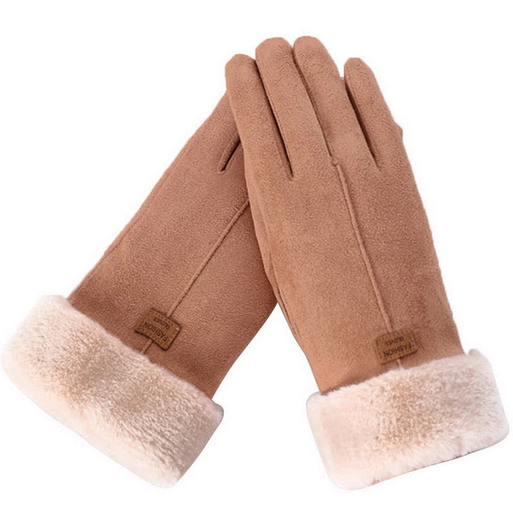 Avriane - Gants en fourrure d'hiver élégants et stylés pour femmes