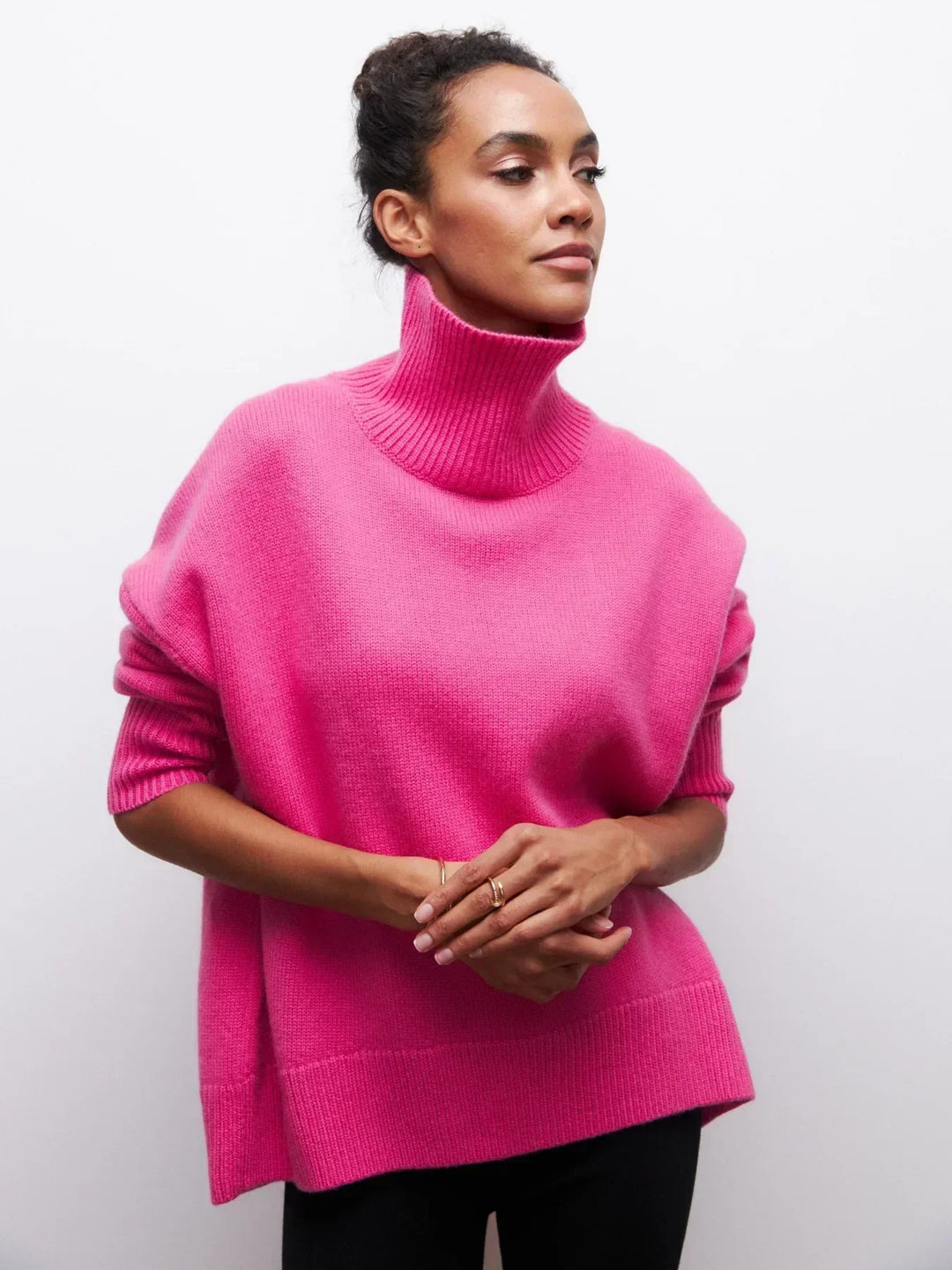 Levoire | Pull À Col Roulé Surdimensionné Fino