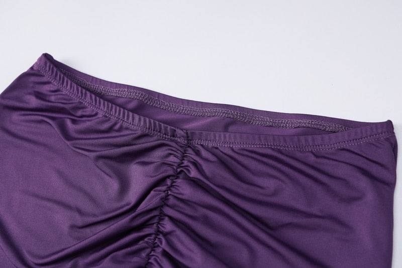 Levoire | Top Court À Col En V & Jupe Maxi Taille Haute