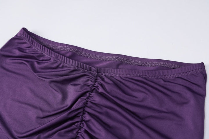 Levoire | Top Court À Col En V & Jupe Maxi Taille Haute