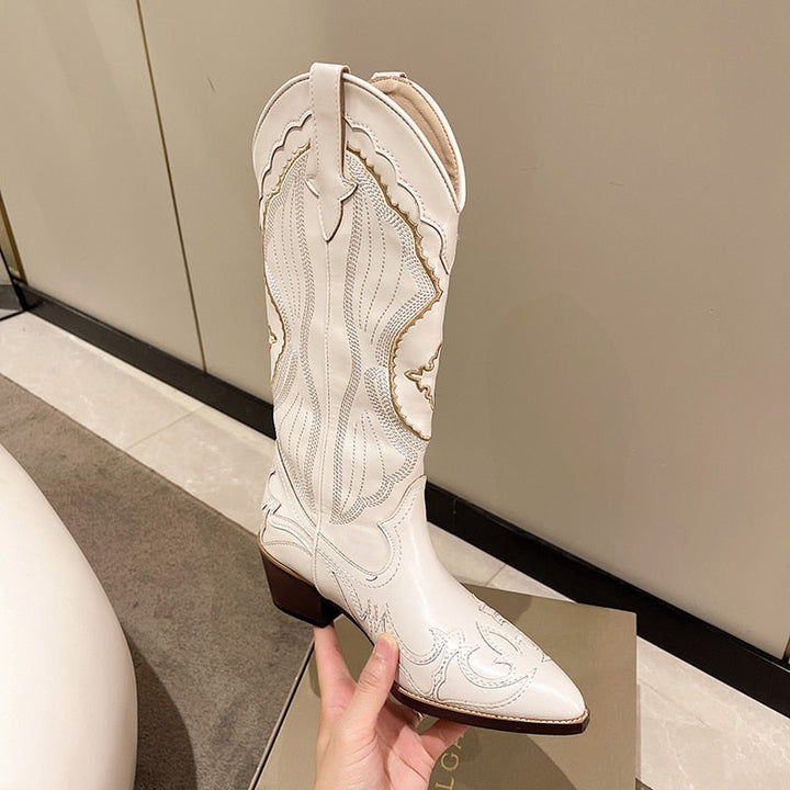 Levoire | Chaussettes Blanches Hautes De Bottes