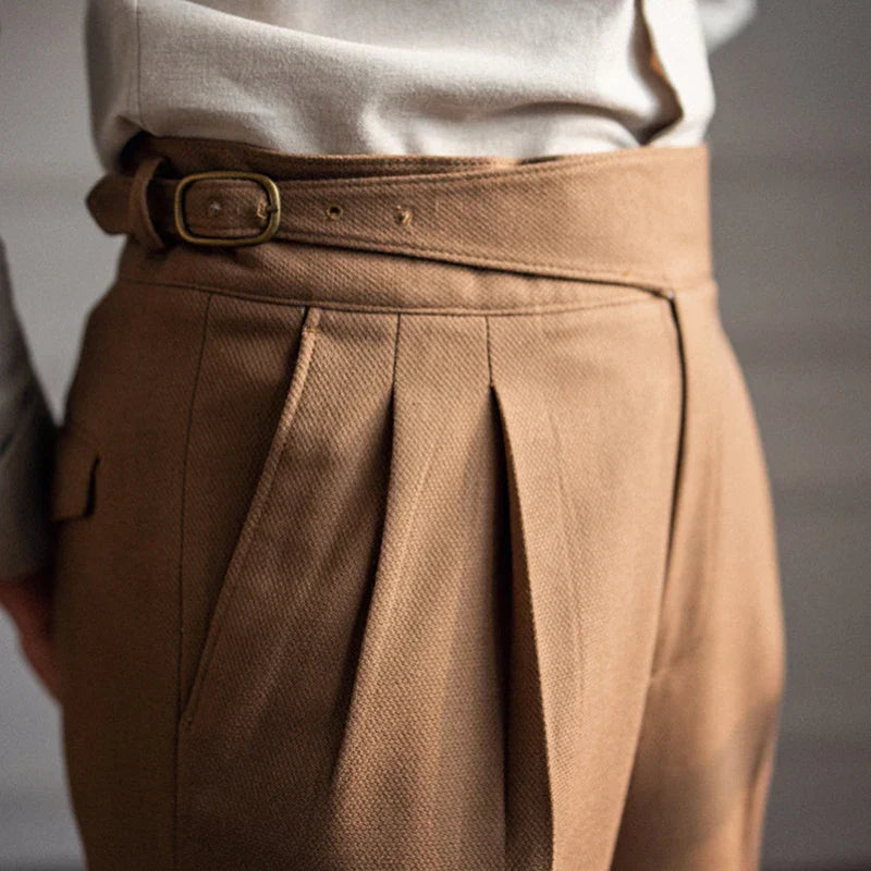 Levoire | Pantalons Sur Mesure Rentoja Avec Des Jambes Retournées