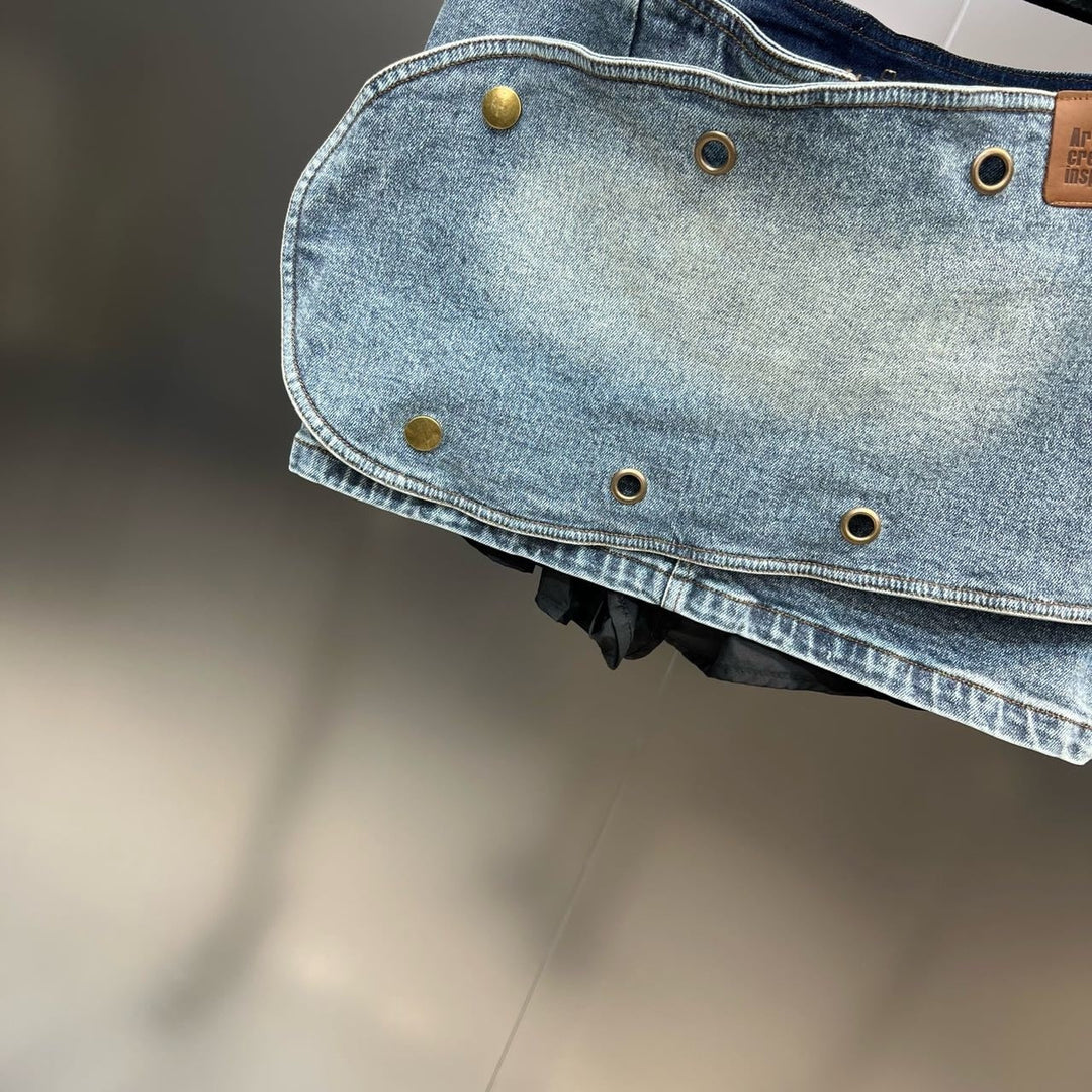 Levoire | Jupe En Denim Courte Pour Femmes