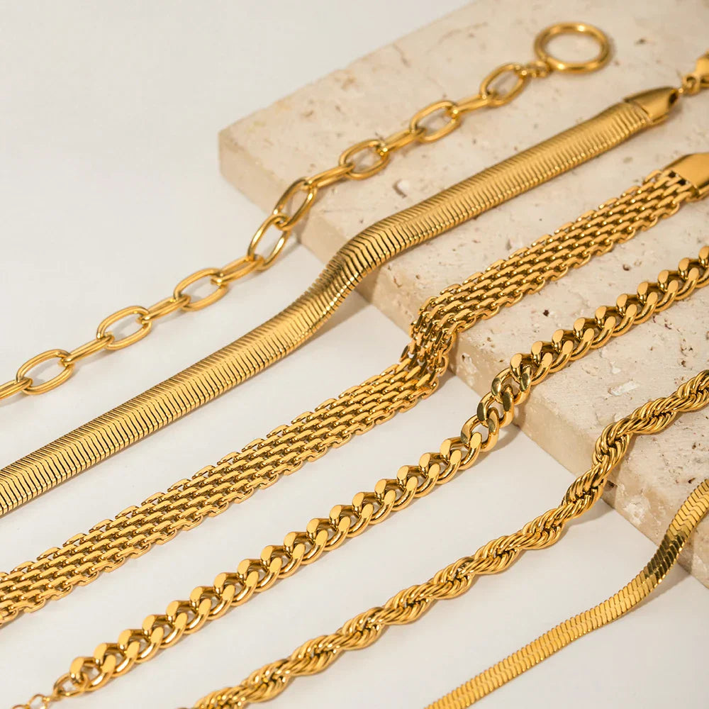 Levoire | Bracelet En Acier Doré