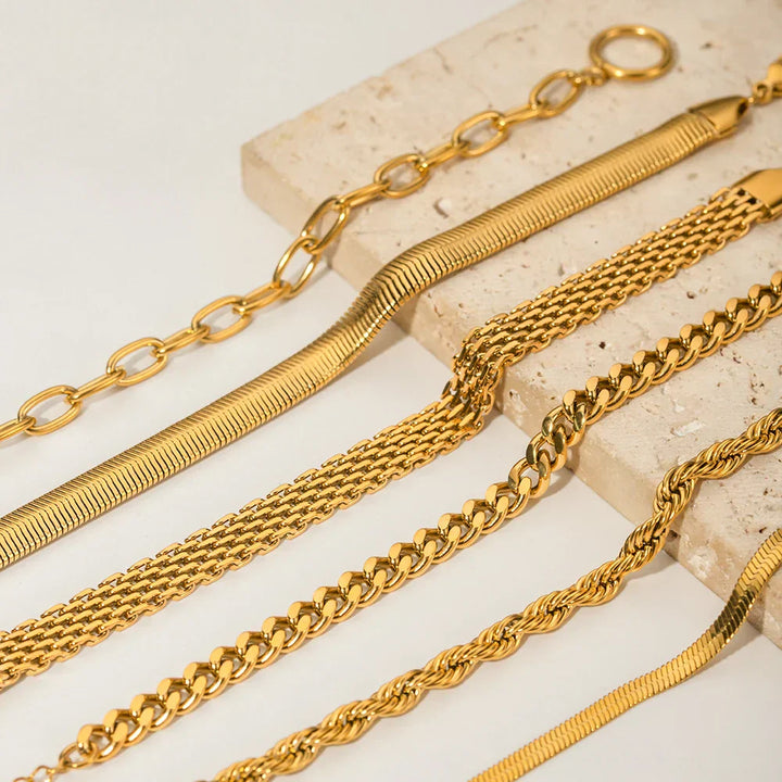 Levoire | Bracelet En Acier Doré