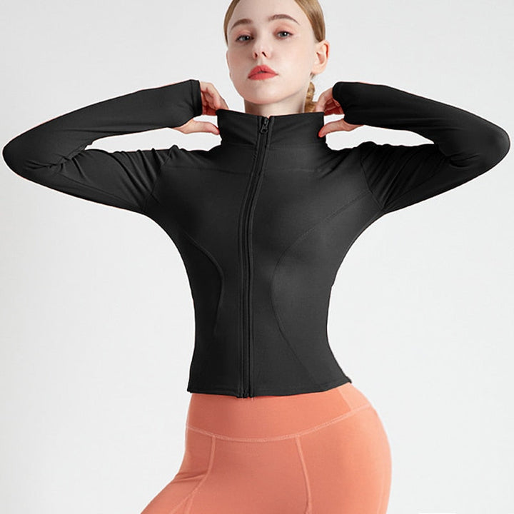 Levoire | Veste d'entraînement avec Coupe Ajustée et Élégance Sportive pour Femmes Noir