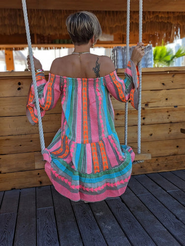 Levoire | Robe mini avec imprimé ethnique