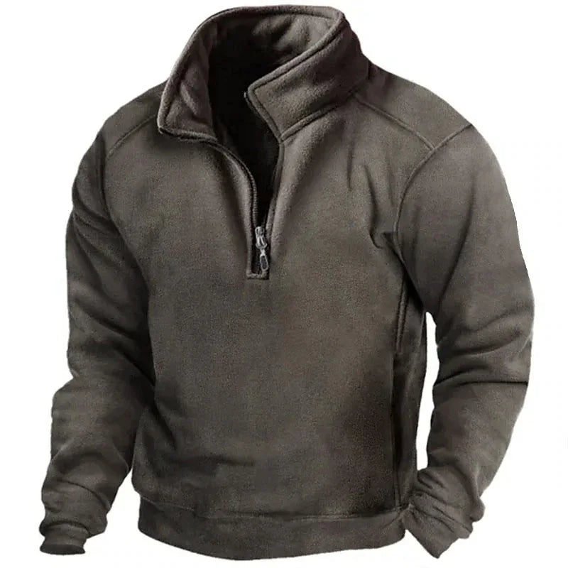 Levoire | Chemise Col Rond Slim Gris