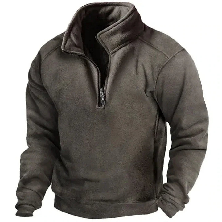 Levoire | Chemise Col Rond Slim Gris