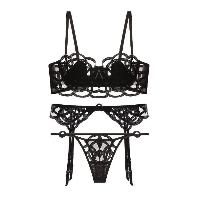 Levoire | Ensemble De Lingerie Avec Porte-Jarretelles Noir